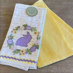 Easter Bunny Kitchen Towels Set of 3